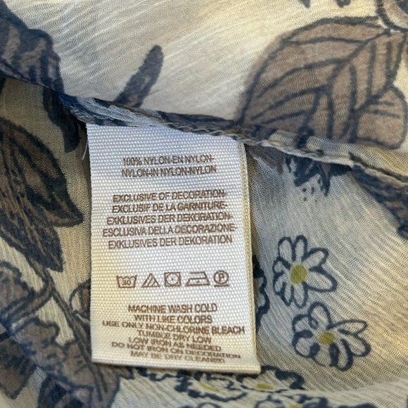 EUC Free People Hendrix Printed Peasant Top - Picture 10 of 12